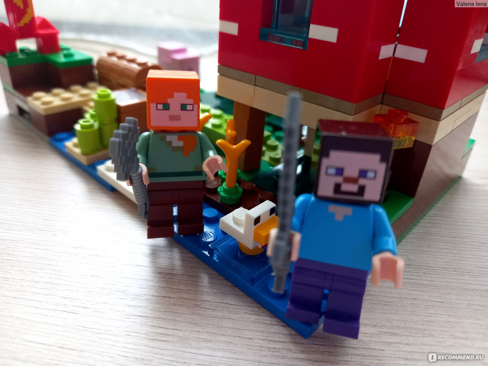 Lego Minecraft Грибной дом 21179 Конструктор - «Для любителей Лего ...