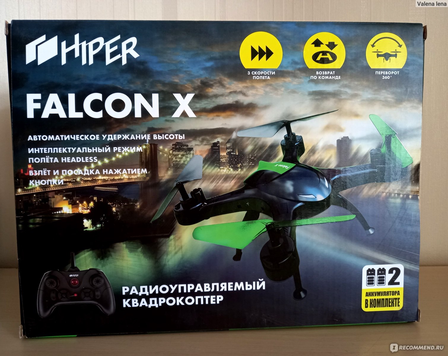 Квадрокоптер HIPER HQT-0002 Falcon X без камеры, черный - «В небе гордо  реет дрон.... Полеты для новичков и любителей)» | отзывы