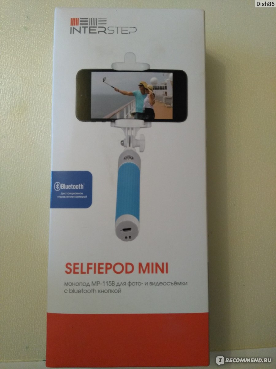 Монопод для селфи InterStep Selfiepod mini MP-115B - «Отличный для легких  телефонов» | отзывы