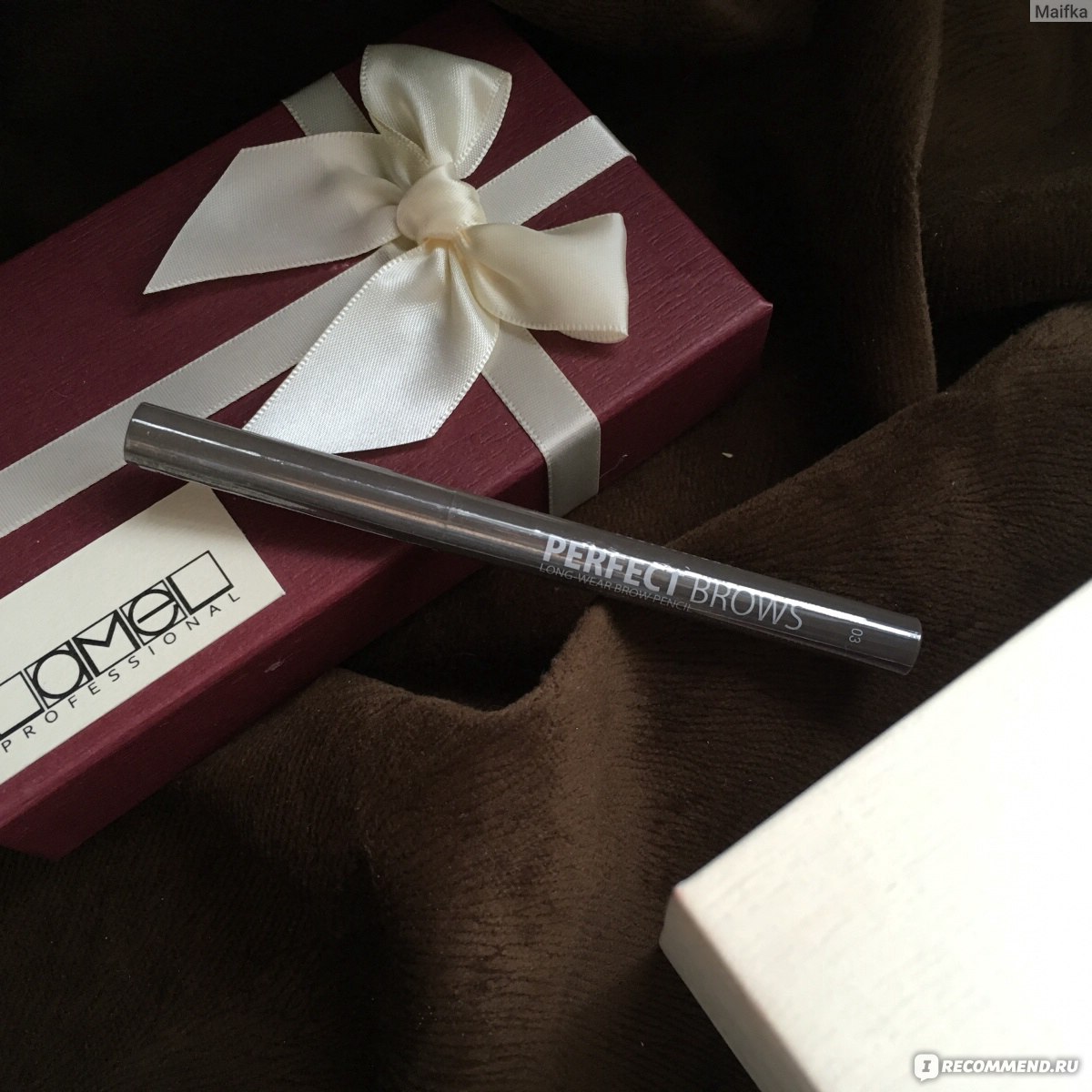 Карандаш для бровей Lamel Professional Perfect Brows - «Хороший ...