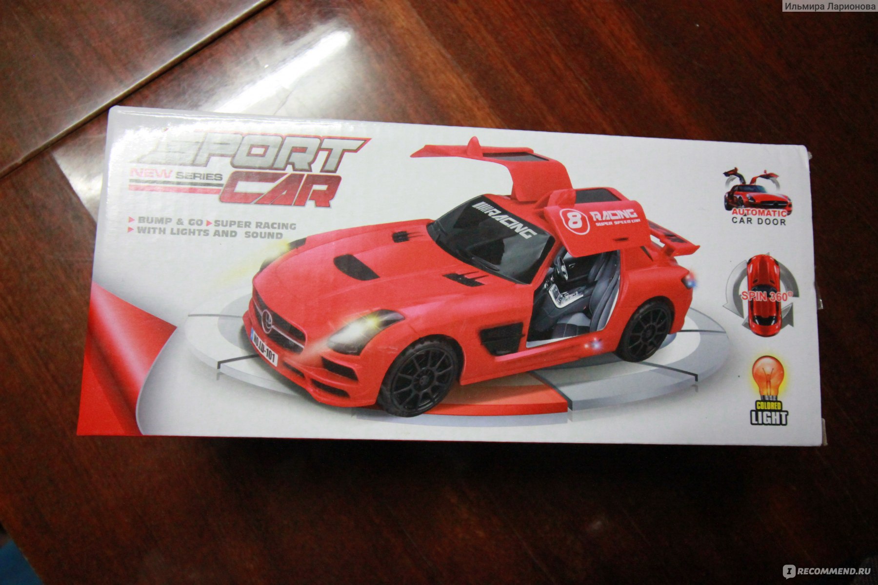 Lediv toys Sportcar New series LD-101 - «Танцевальная машинка!))) Сама  едет, поет, кружится, разворачивается, открывает двери и светится!!!» |  отзывы