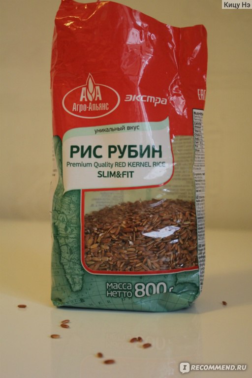 Рис красный Агроальянс Рубин - «Очень красивый и полезный рис ...