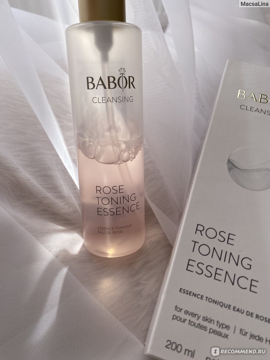 Эссенция-тоник для лица BABOR Rose Toning Essence - «Глубоко очищающий ...