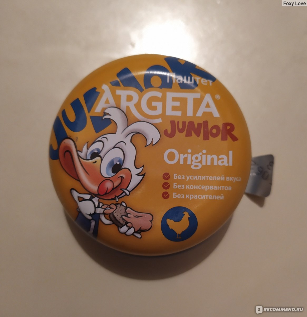 Паштет Argeta Куриный паштет Agreta Junior Original - «Нежнейший ...