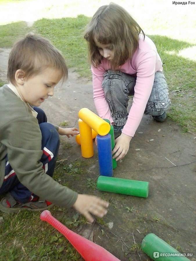 Игра Городки, деревянные, для детей от 2 лет, с правилами