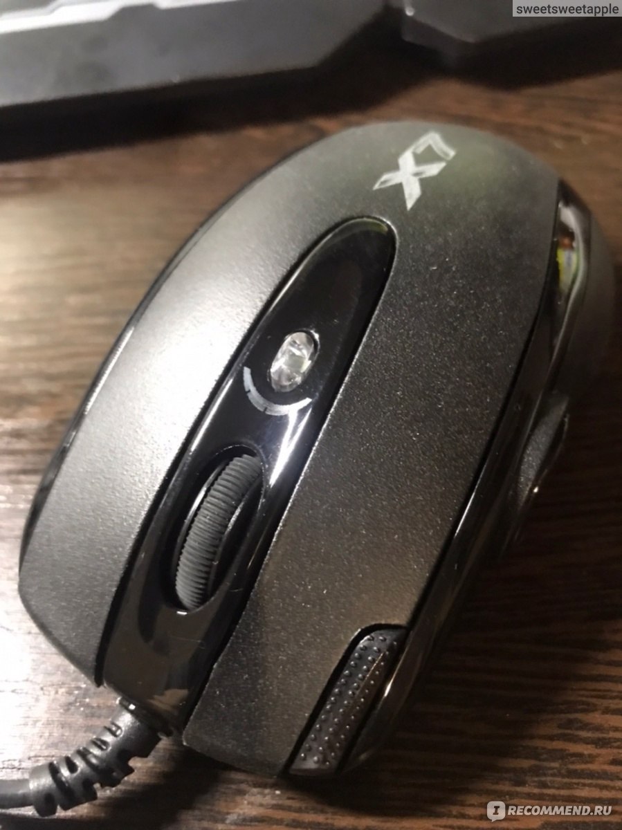 Игровая компьютерная мышь A4TECH X-755BK - «Ветеран Jerry.» | отзывы