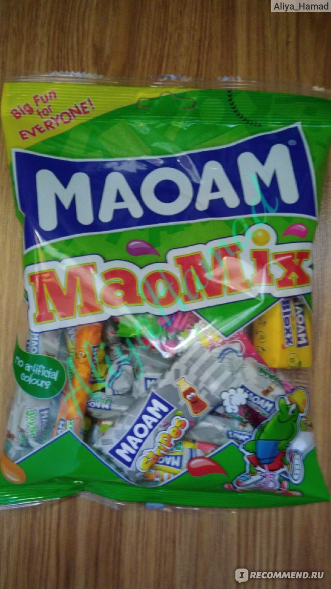 Maoam MAOMIX Обратная сторона