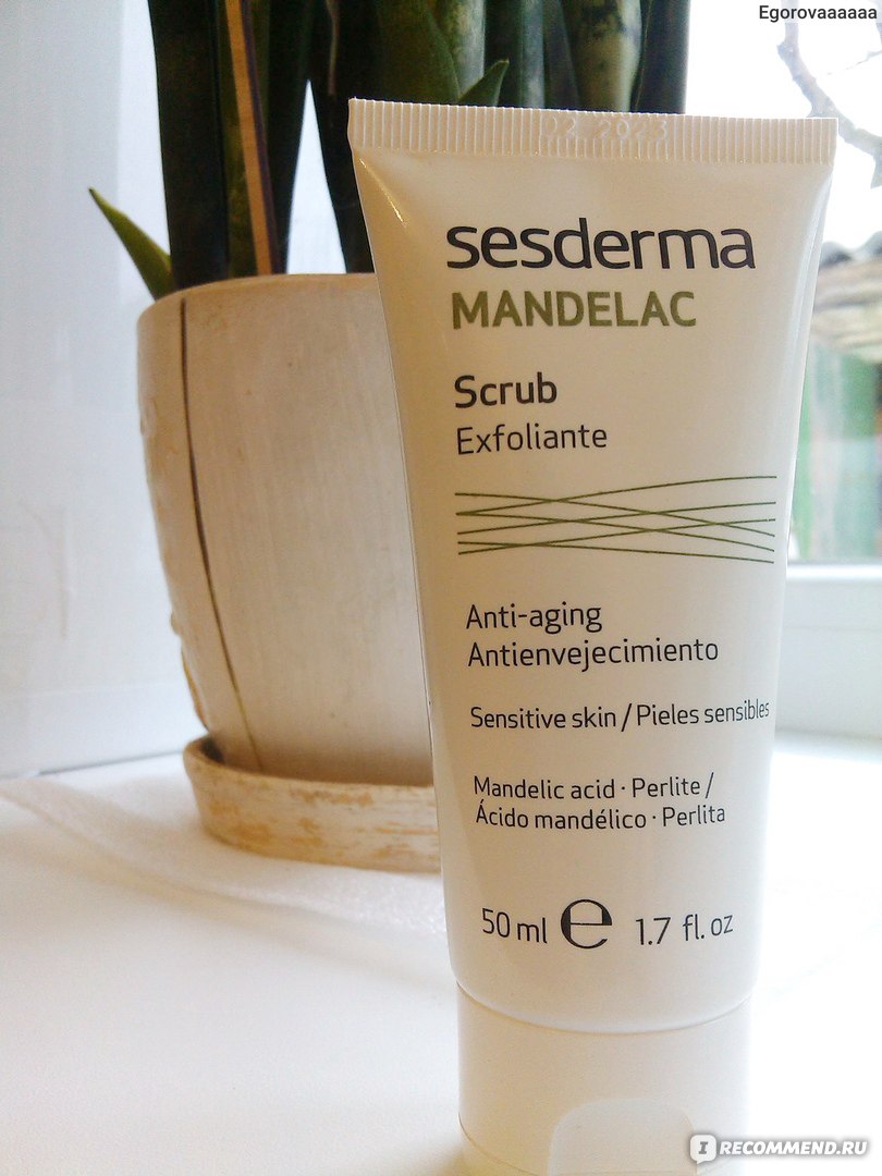 Sesderma mandelac. Mandelac скраб. Mandelac скраб 100мл. Mandelac скраб для лица