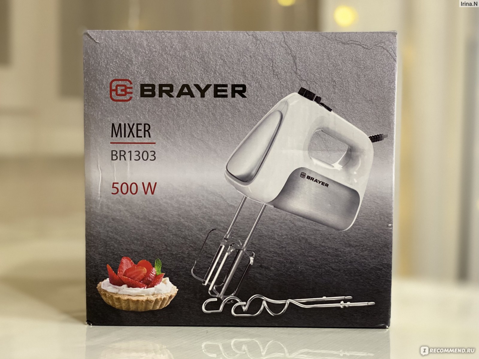 Миксер Brayer 1303, 500 W - «Вкусное и красивое тесто для пельменей,  воздушное пюре, цветные блинчики. Все быстро с мощным миксером Brayer. Мои  проверенные рецепты.» | отзывы