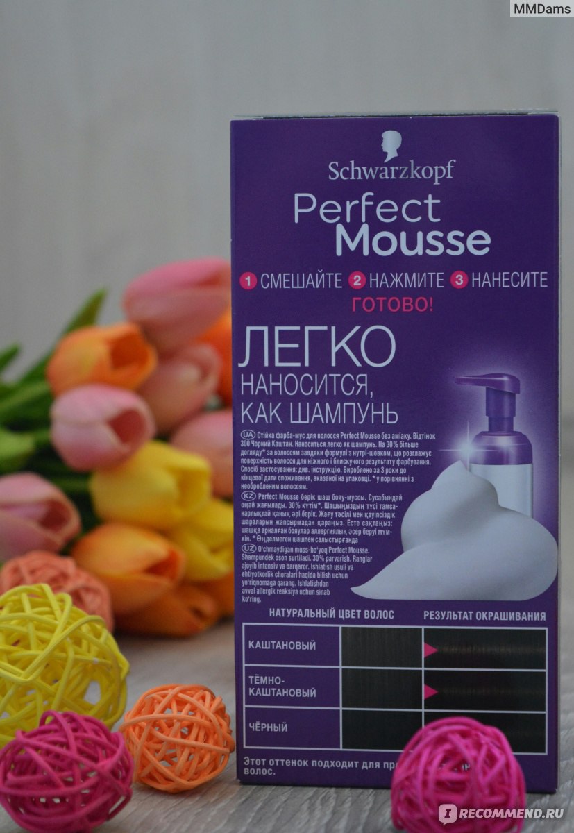 Краска для волос Schwarzkopf Perfect Mousse фото