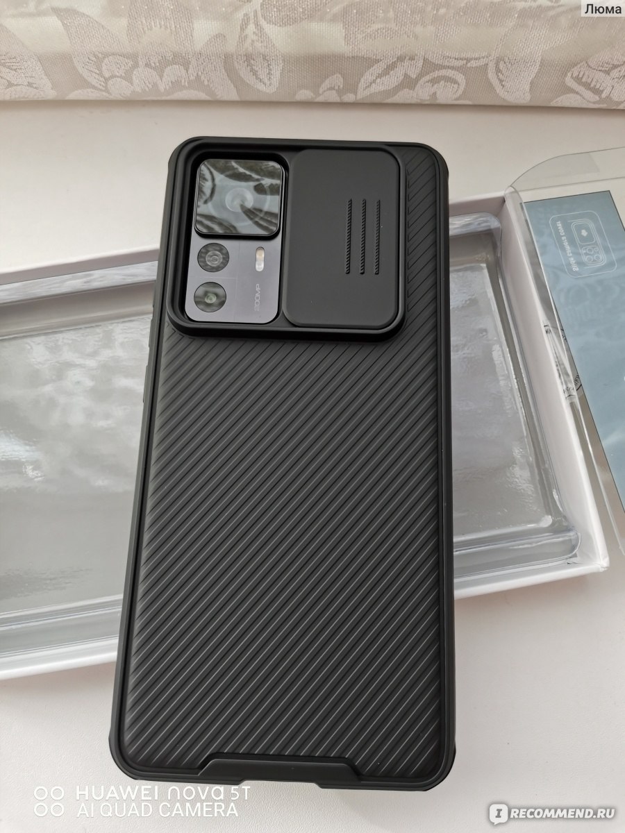 Чехол для телефона Nillkin CamShield Pro Case Xiaomi 12T Pro - «Чехол  Nillkin, который защитит огромный выступ с камерами. Для тех кто любит  строгие, однотонные чехлы» | отзывы