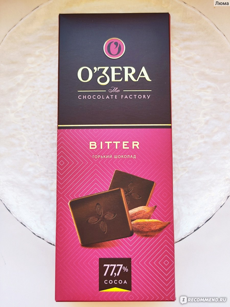 Шоколад oZera Bitter 77,7% 90г