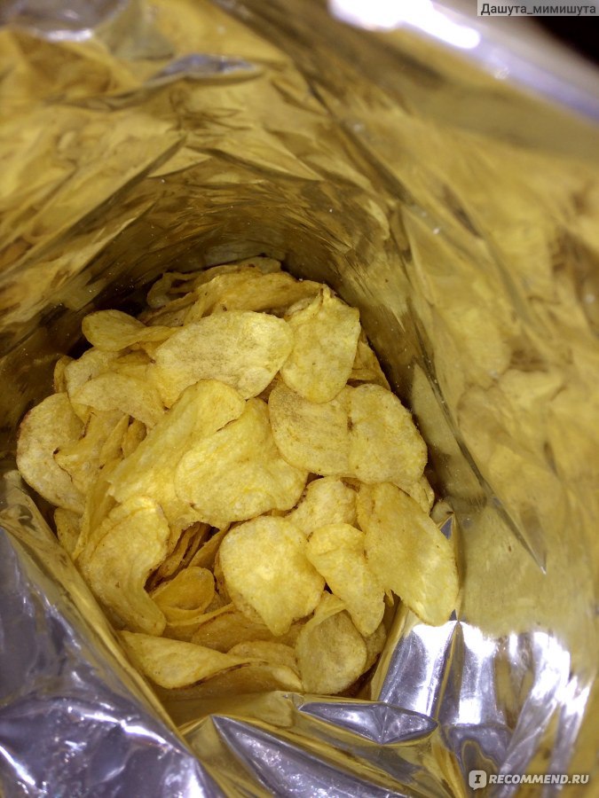 Чипсы картофельные Lays с солью - «Lays с солью, совсем без добавок ...