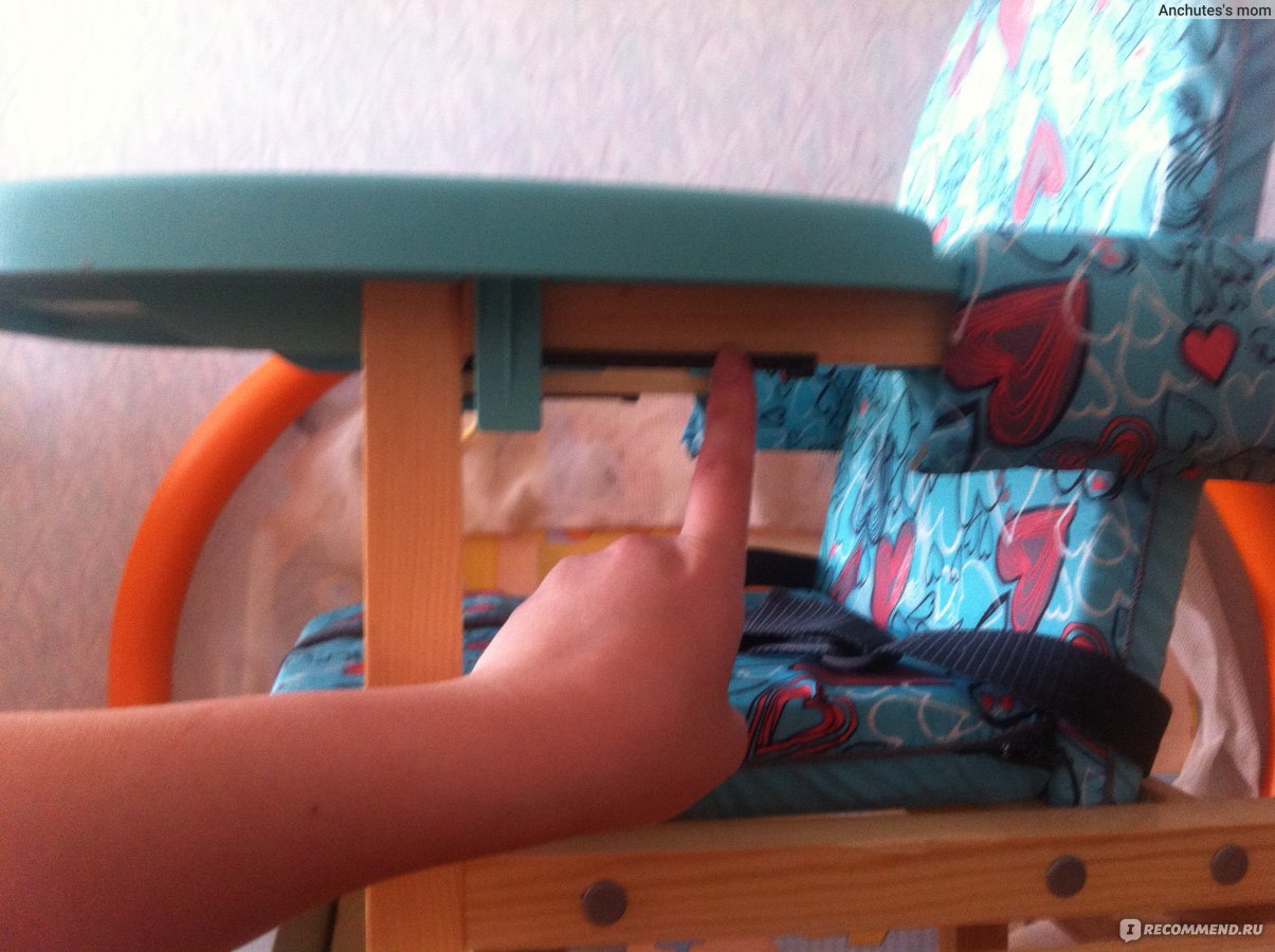 Сборка детского стульчика для кормления ремни