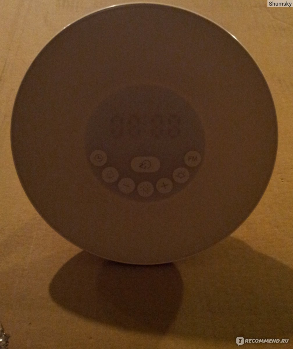 Часы-будильник Aliexpress Wake Up Light 6638 с имитацией рассвета | сенсорная панель расположена спереди