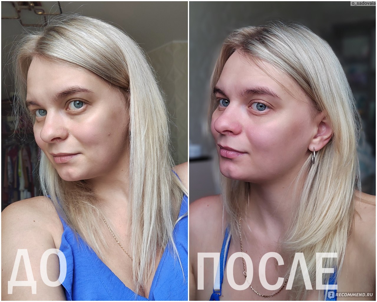 наращивание кератином волос ДО/После