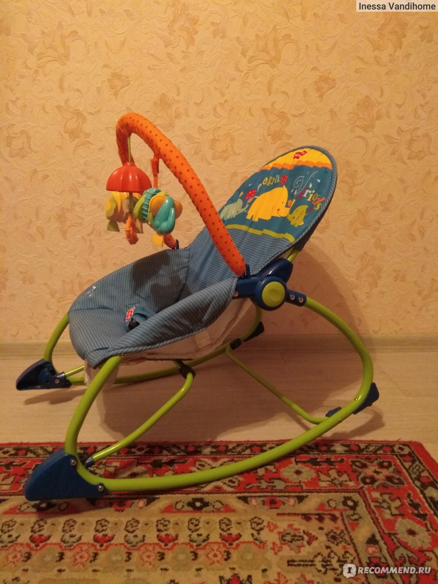 Fisher price занимательное обучение шезлонг