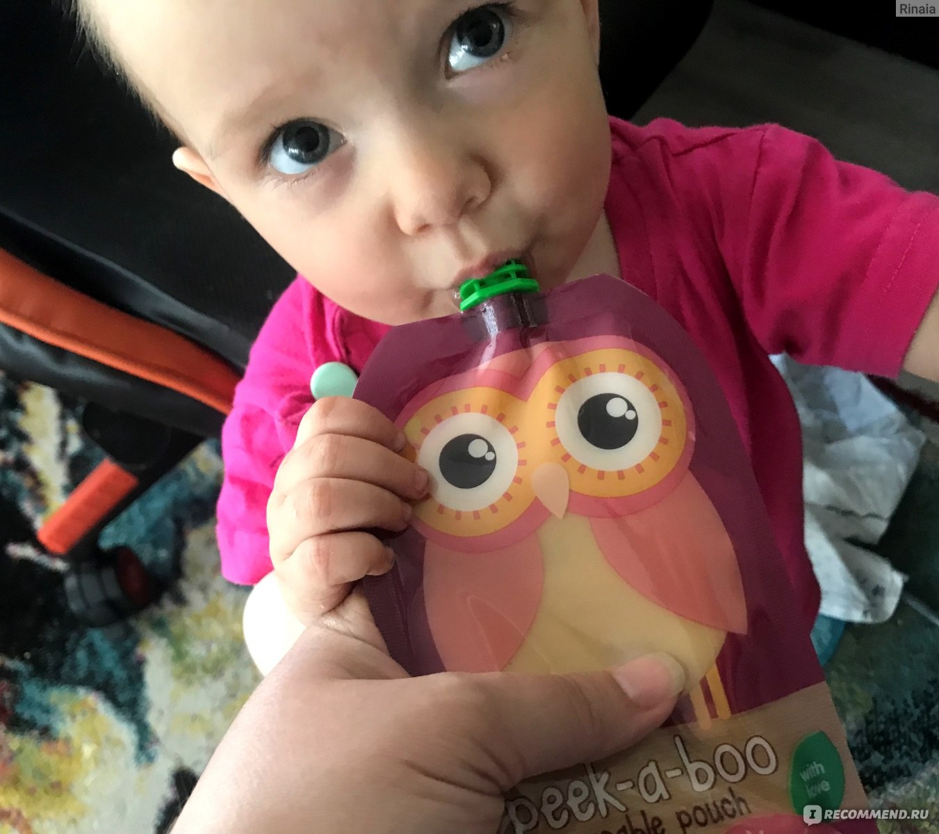Многоразовые паучи Peek-a-boo Контейнеры для хранения детского питания и кормления фото