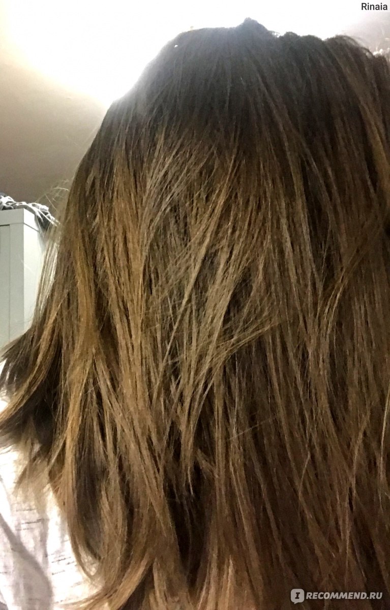 Почти сухие волосы после мытья