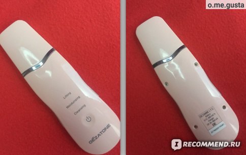 Аппарат для ультразвуковой чистки лица Aliexpress Ultrasonic Skin Scrubber CkcuiN 42 фото