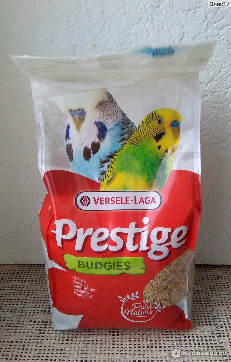Корм для птиц Versele-laga волнистых попугаев PRESTIGE BUDGIES - «Дорогой  качественный корм, который опять-таки надо перебирать от мусора» | отзывы