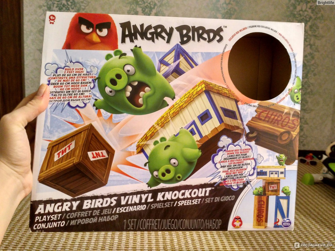 Angry Birds Vinyl Knockout Playset - «Что же за игра такая?! Что входит в  набор?!» | отзывы