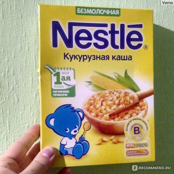 Каша nestle молочная кукурузная 250 г