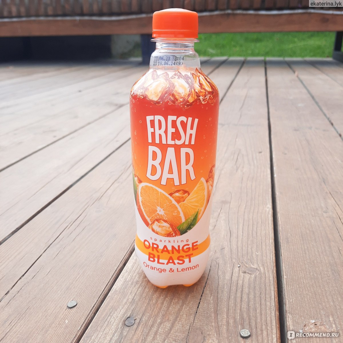 Безалкогольный напиток Fresh Bar Orange Blast - «Освежает в сильную жару» |  отзывы