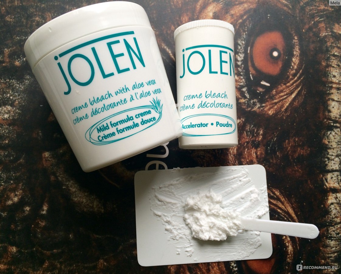 Осветлитель нежелательных волос Jolen Creme Bleach - Mild Formula  фото