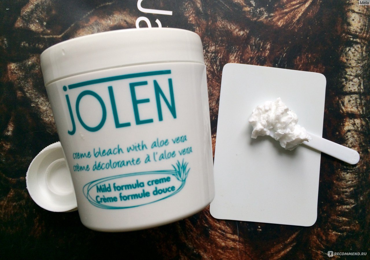 Осветлитель нежелательных волос Jolen Creme Bleach - Mild Formula  фото