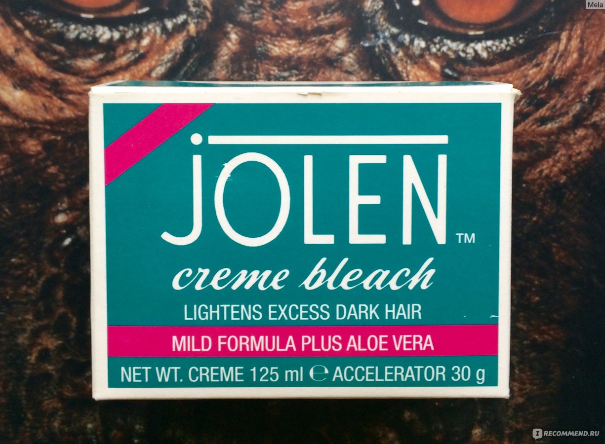 Осветлитель нежелательных волос Jolen Creme Bleach - Mild Formula  фото