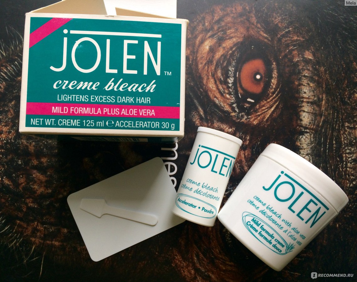 Осветлитель нежелательных волос Jolen Creme Bleach - Mild Formula  фото