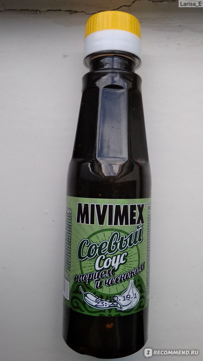 Соевый соус Mivimex С перцем и чесноком - «Он очень вкусный, но он не соевый...»  | отзывы