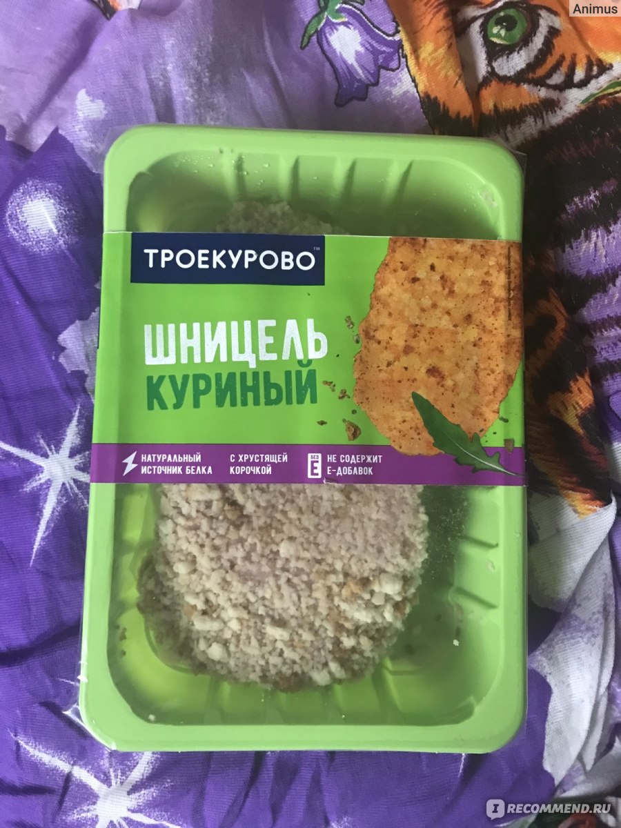 Шницель рубленый Троекурово С хрустящей корочкой - «Сытный, вкусный и  быстрый ужин за 40 рублей? С таким шницелем это реально😙» | отзывы