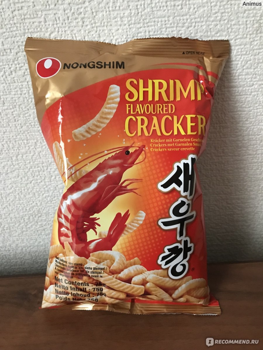 Чипсы Nongshim С креветкой - «Хорошая альтернатива чипсам с искусственным  «крабом» и т.п. И в составе действительно есть 🍤 » | отзывы