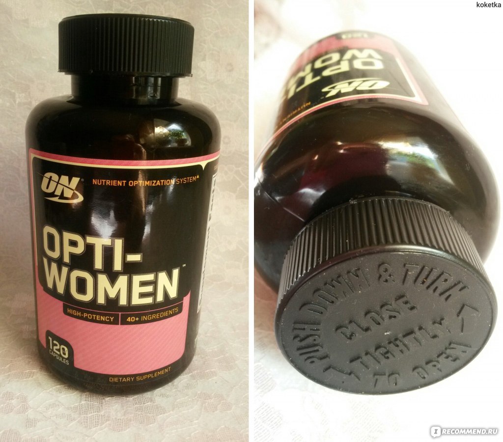 Optimum Nutrition Opti women 120