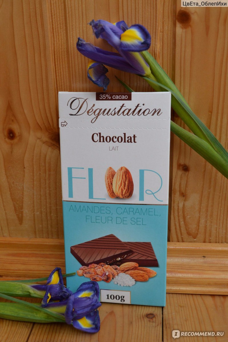 Молочный шоколад Flor degustation