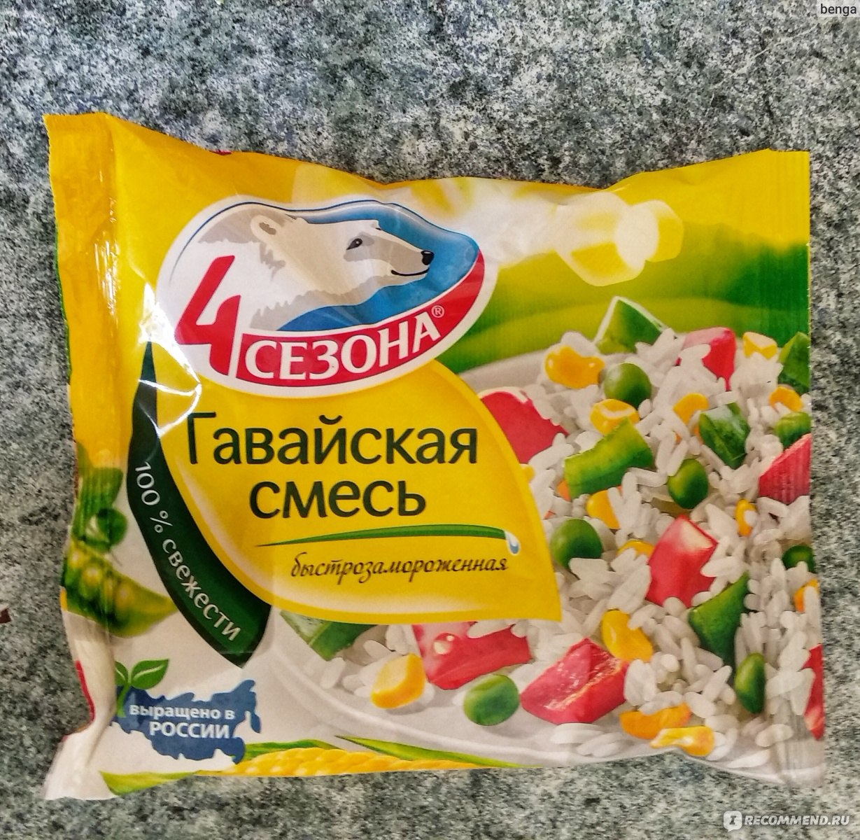 Овощные смеси 4 сезона Гавайская смесь - «Почувствуй вкус лета с гавайской  смесью 🌞» | отзывы