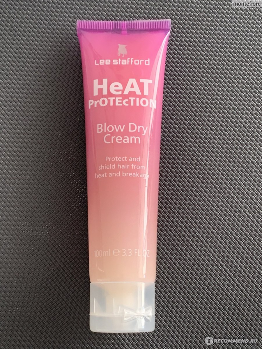 Крем-термозащита для волос Lee Stafford Blow Dry Cream - «Для простой ...