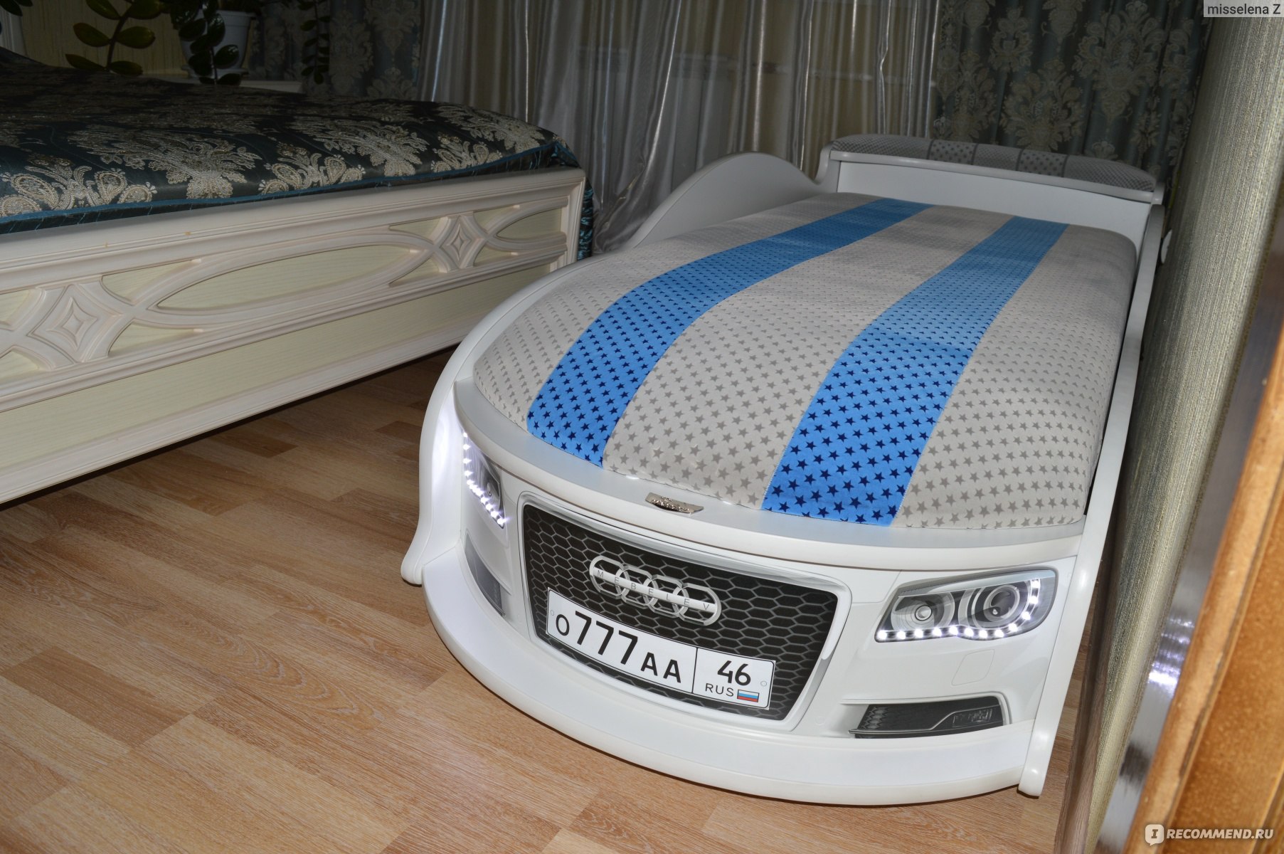 Ауди а4 кровать машина синяя