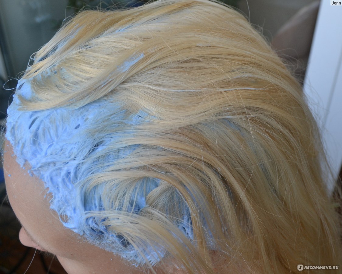 Как осветлить волосы краской акварель
