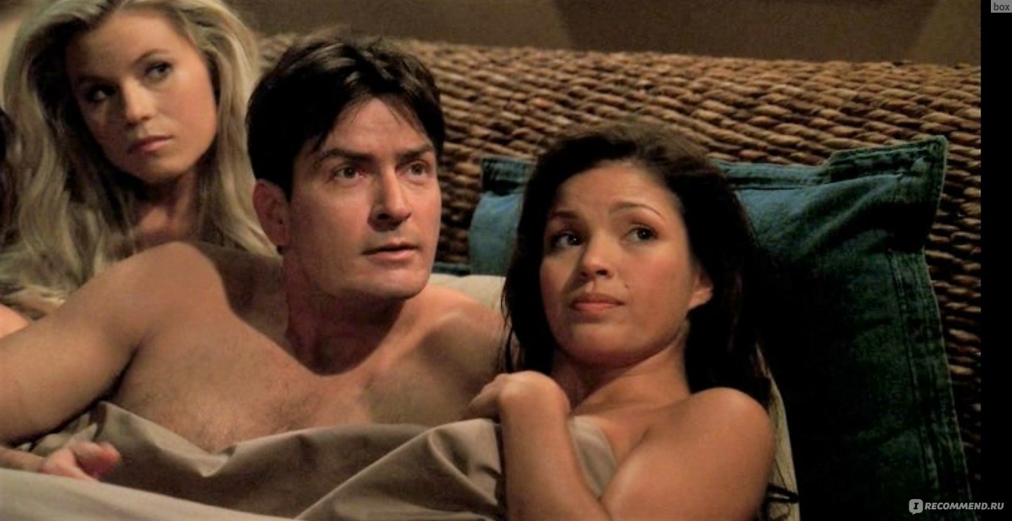 Charlie sheen and threesome pool