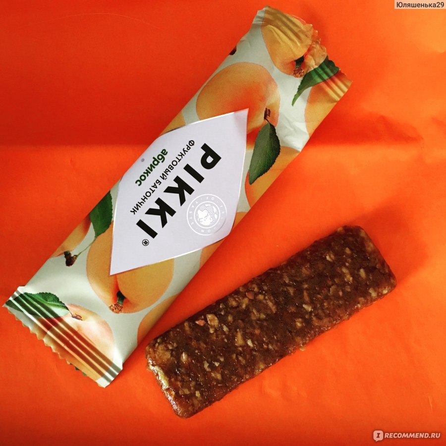 Фруктовый батончик PIKKI Абрикос - «Курага в удобном формате. Для ...
