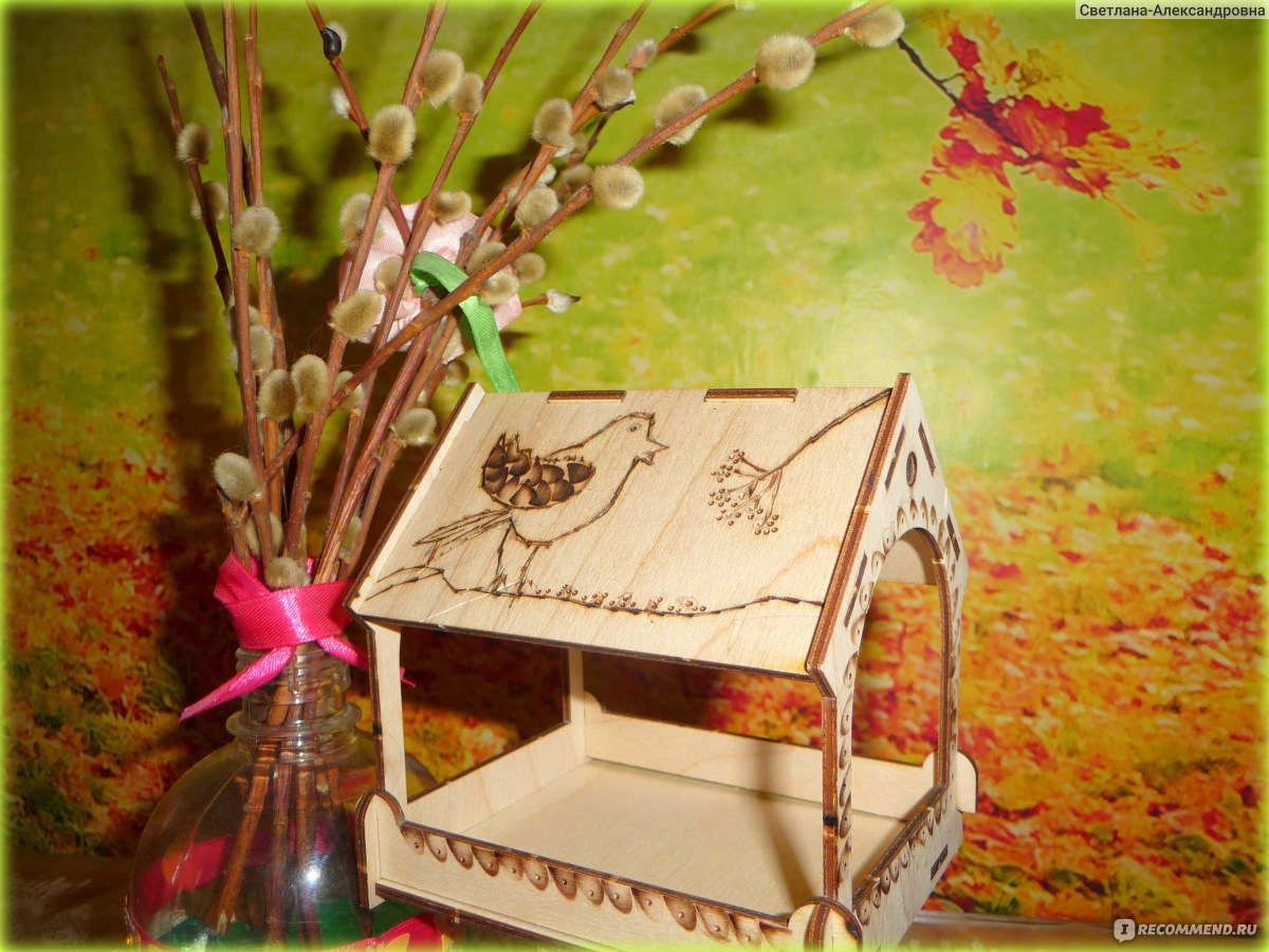 Сборная деревянная модель «Кормушка для птиц»