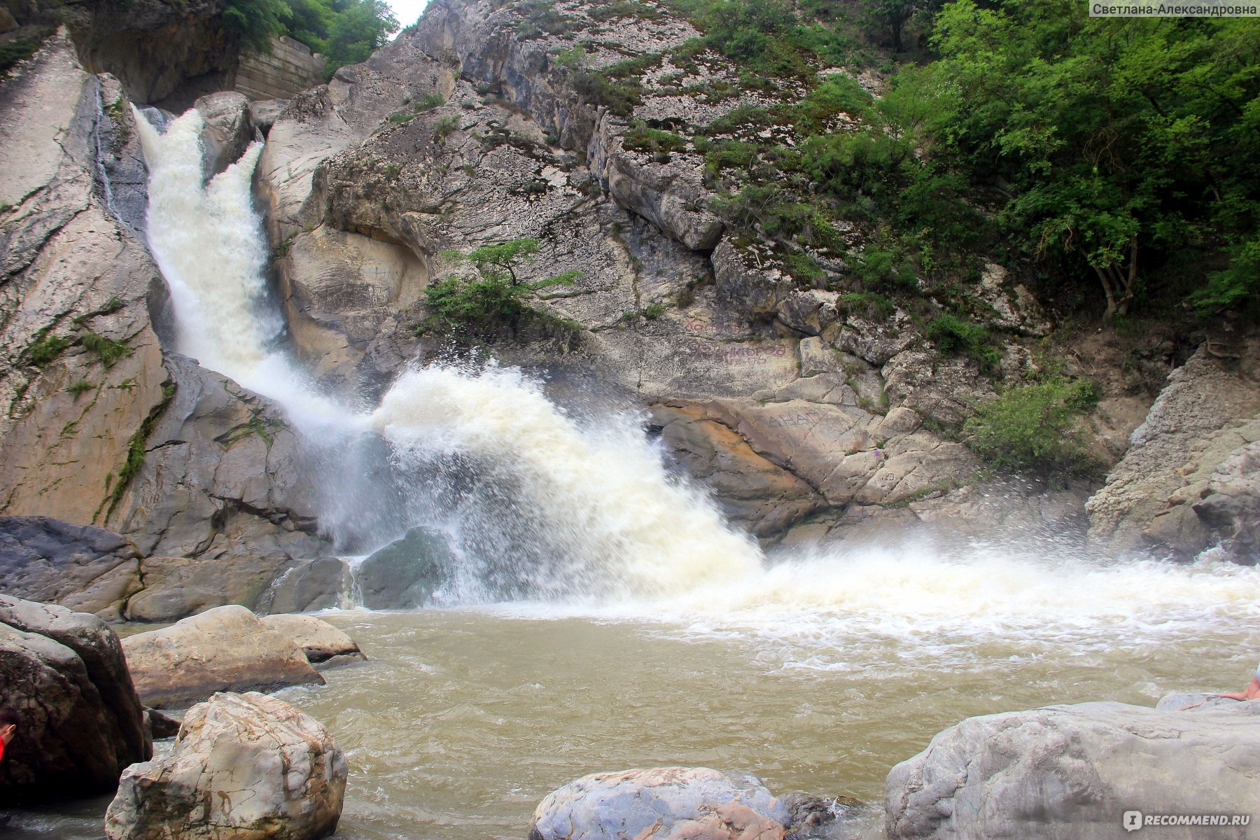 Хучнинский водопад. Село Хучни. респ. Дагестан. Россия. фото