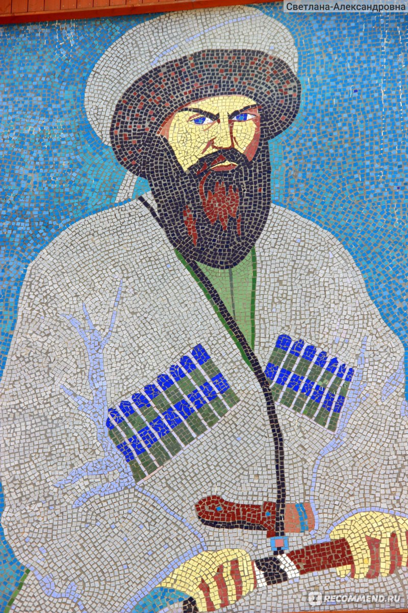Мозаичный портрет имама Шамиля