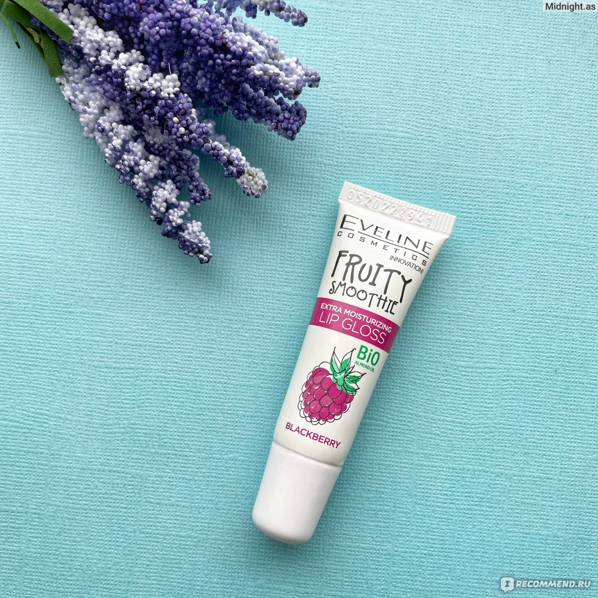 Блеск для губ Eveline Fruity smoothie - «Ежевичка от Eveline! Чем меня ...