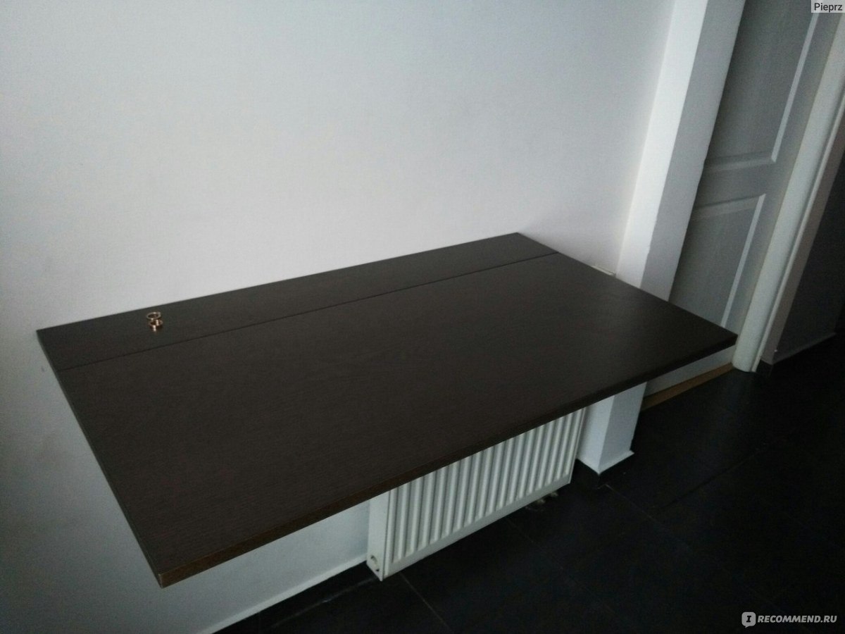 Стол откидной стенного крепежа кухонный