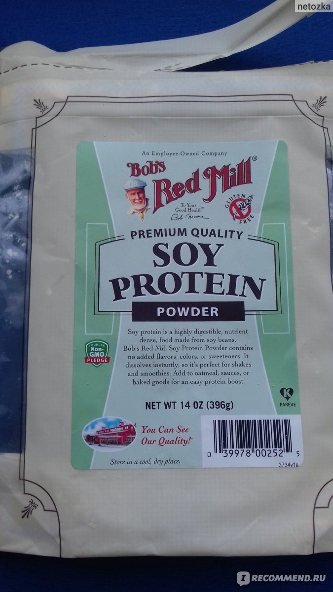 Bob's Red Mill, Соевый белок в порошке - «Соевые продукты, Bob's Red ...