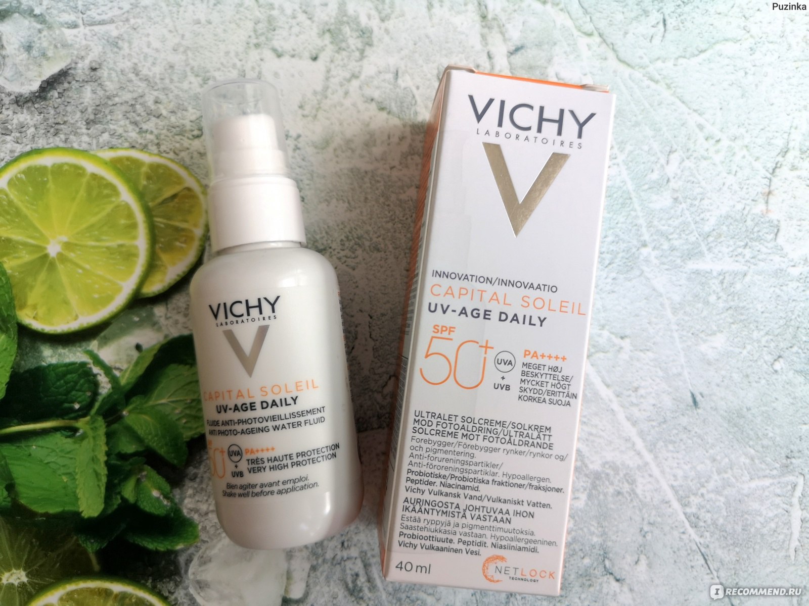 Vichy capital soleil spf 50 флюид